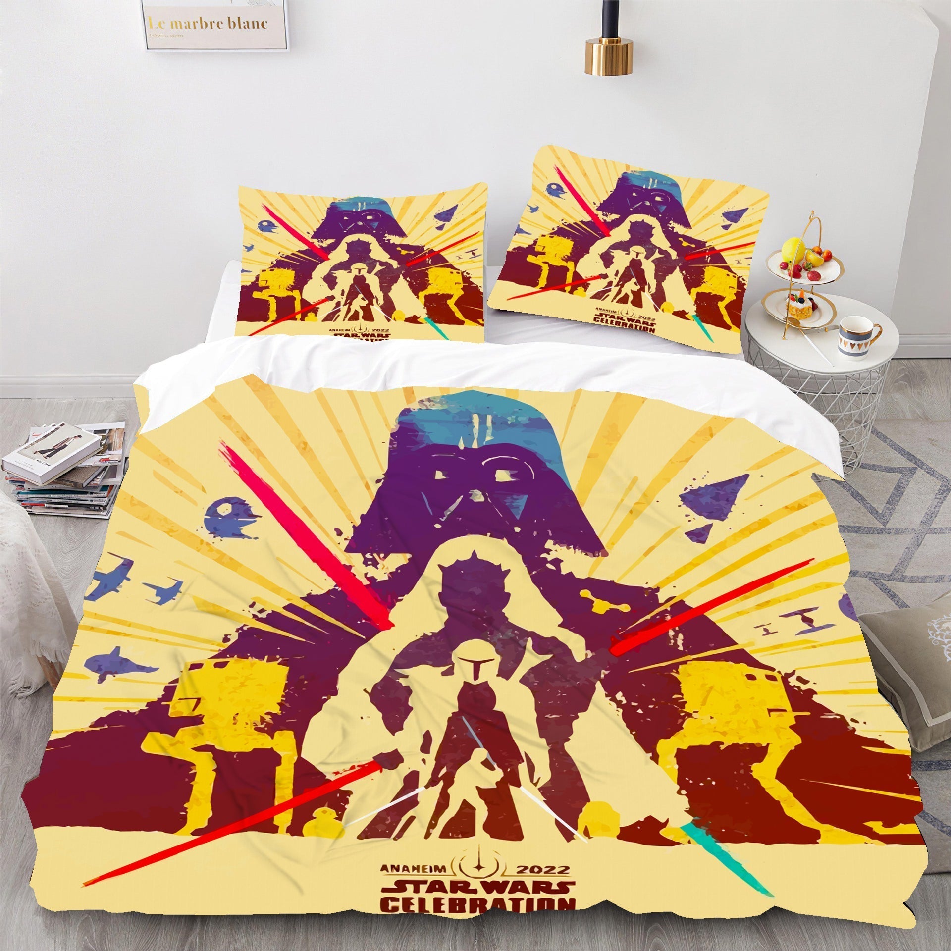 SW Bedding Set SW Celebration Characters Silhouettes Duvet Covers