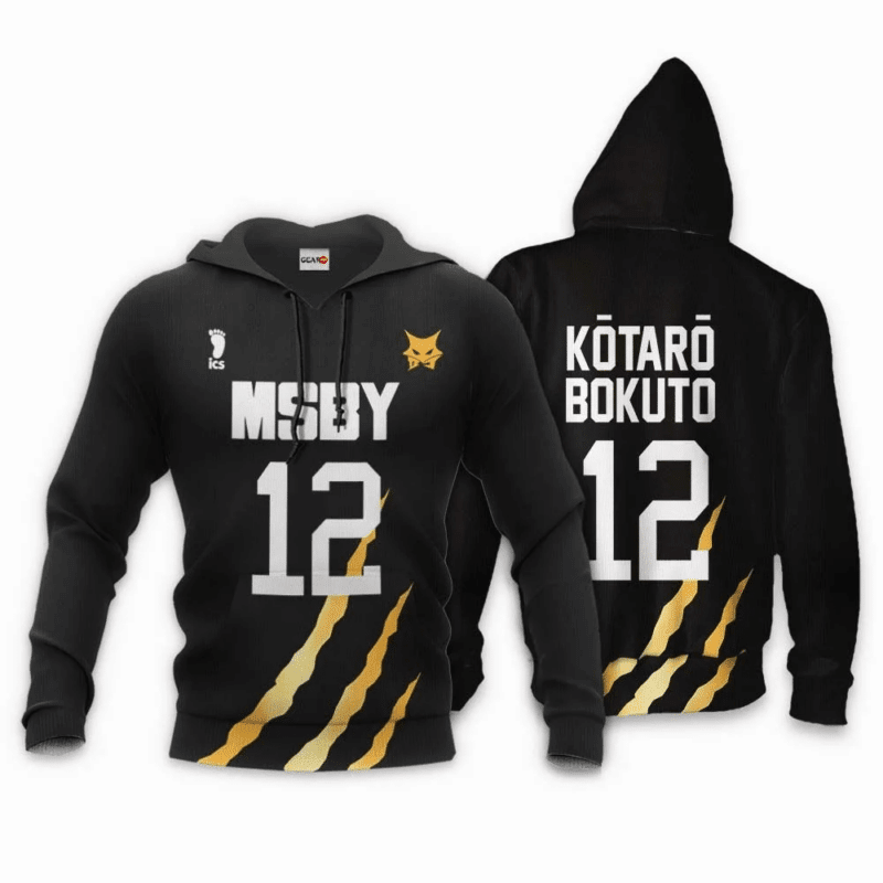 Msby Kotaro Bokuto 12 Haikyuu Ss1 3d Hoodie Zip Hoodie