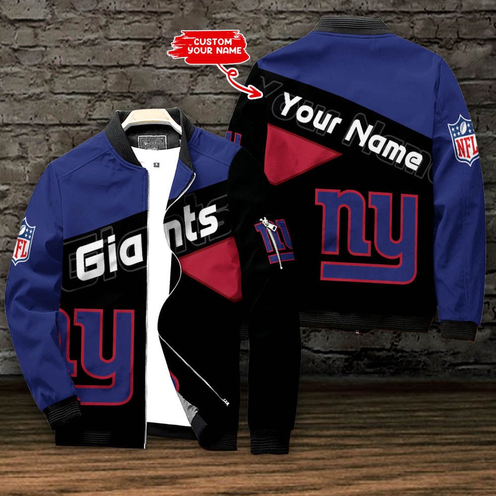 New York Giants Personalized Bomber Jacket BG688