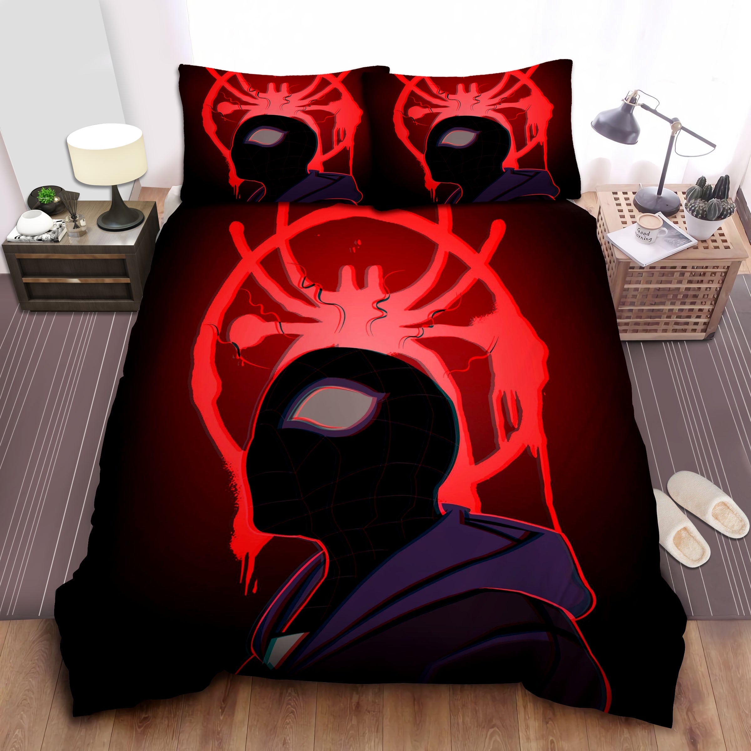 Spiderman Bedding Set MV Spiderman In Black Suit Duvet Covers