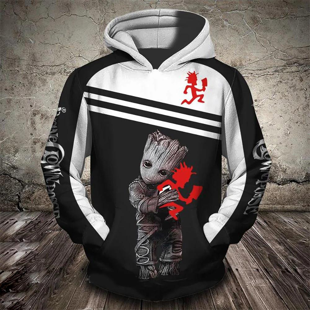 Groot Insane Clown Posse, Groot All Over Print Hoodie, Fleece Jacket