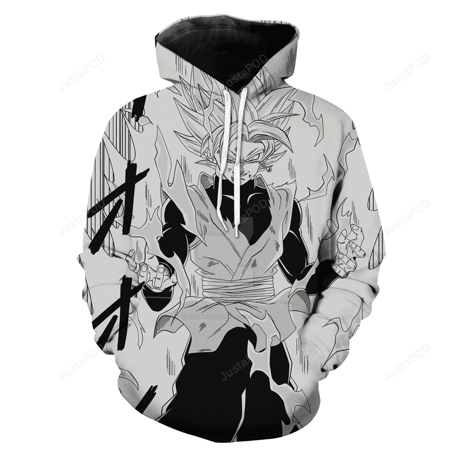 Rose Goku 3D All Over Print Hoodie & Zip Hoodie