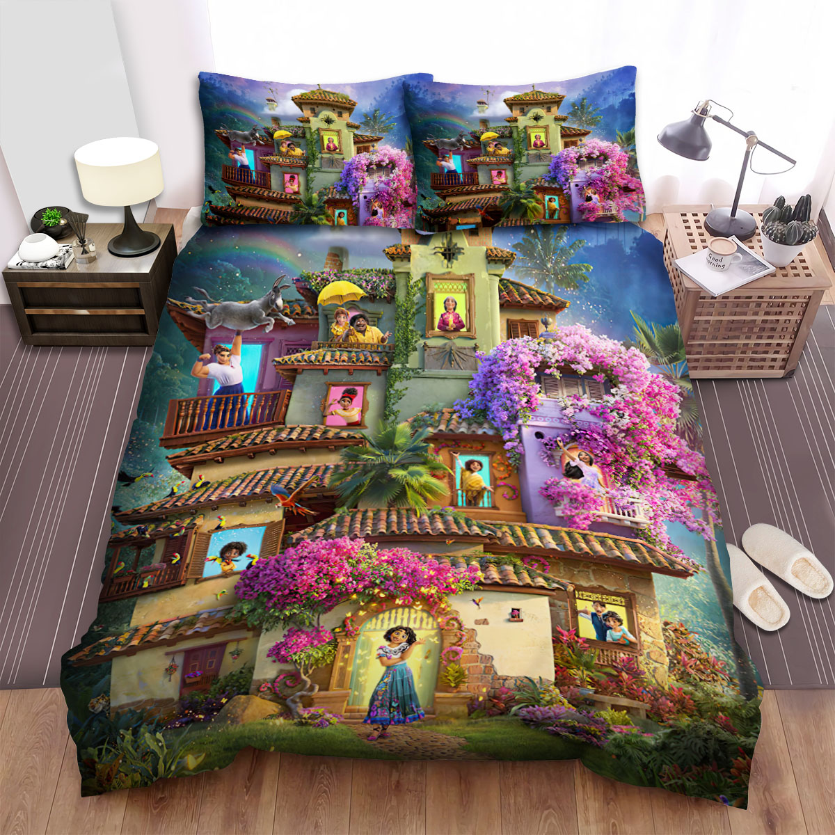 Encanto Bedding Set DN Encanto House Full Of Flowers Duvet Covers