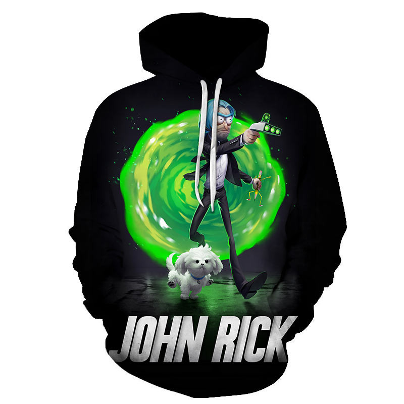 Rick And Morty 3D All Over Print Hoodie & Zip Hoodie
