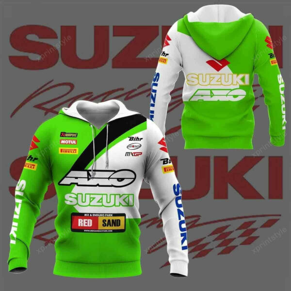 Suzuki Racing Shirt 508, 3d Hoodie Zip Hoodie 2029