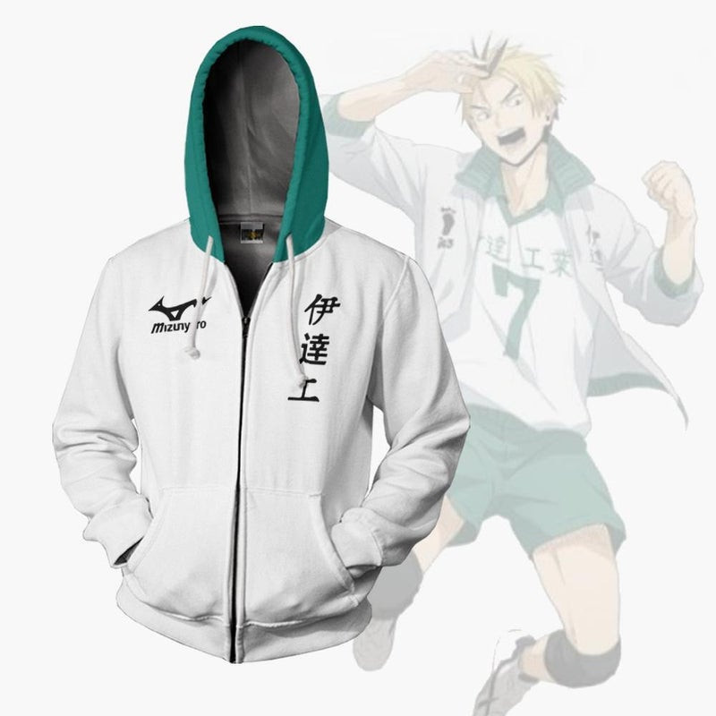 Date Tech Uniform Haikyuu 3D All Over Print Hoodie & Zip Hoodie