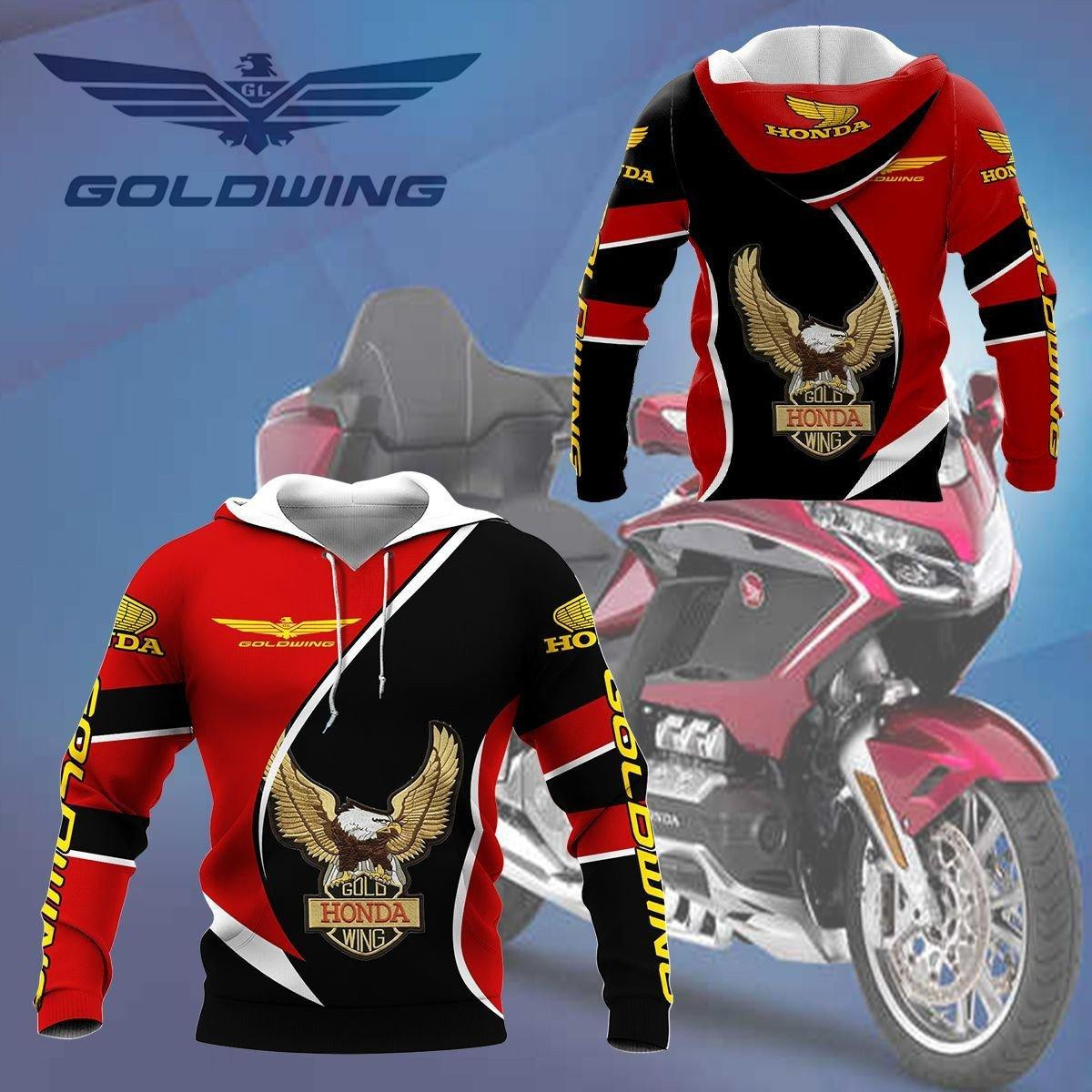 Honda Gold Wing Shirt 182, 3d Hoodie Zip Hoodie