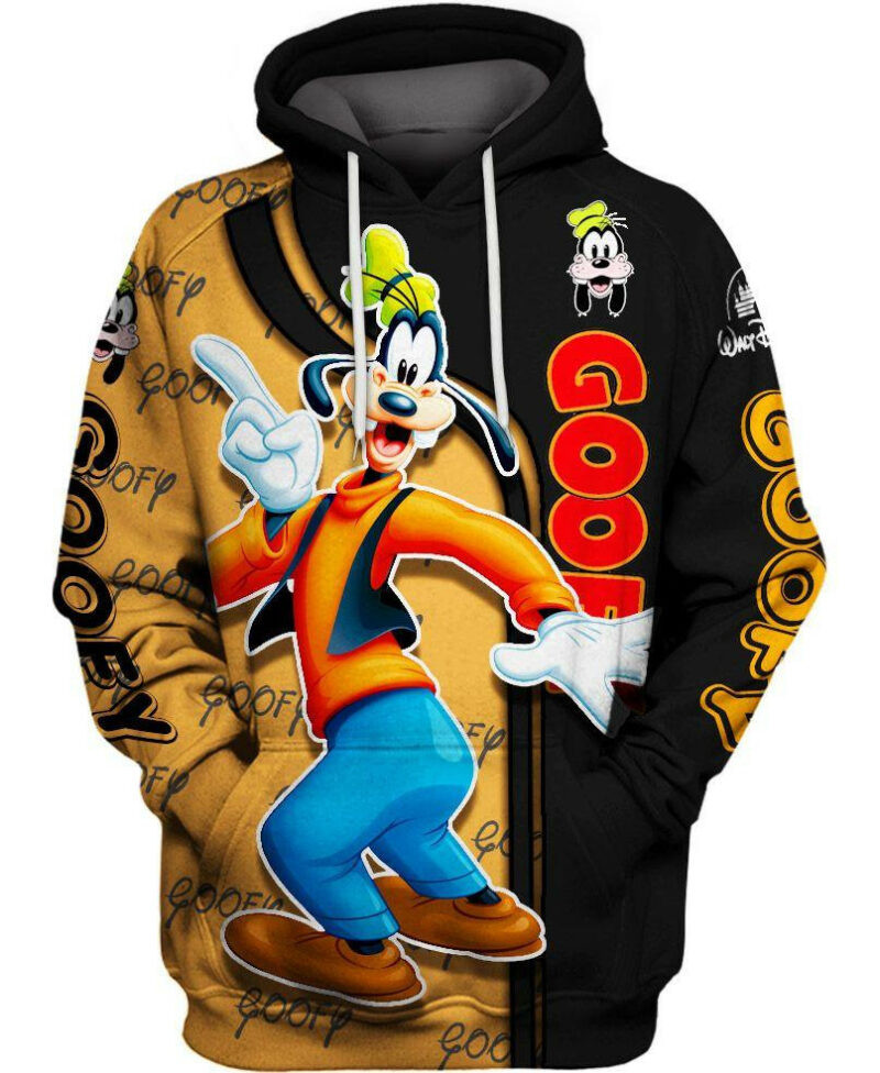 Walt Goofy Hoodie 3d Hoodie Zipper Hoodie
