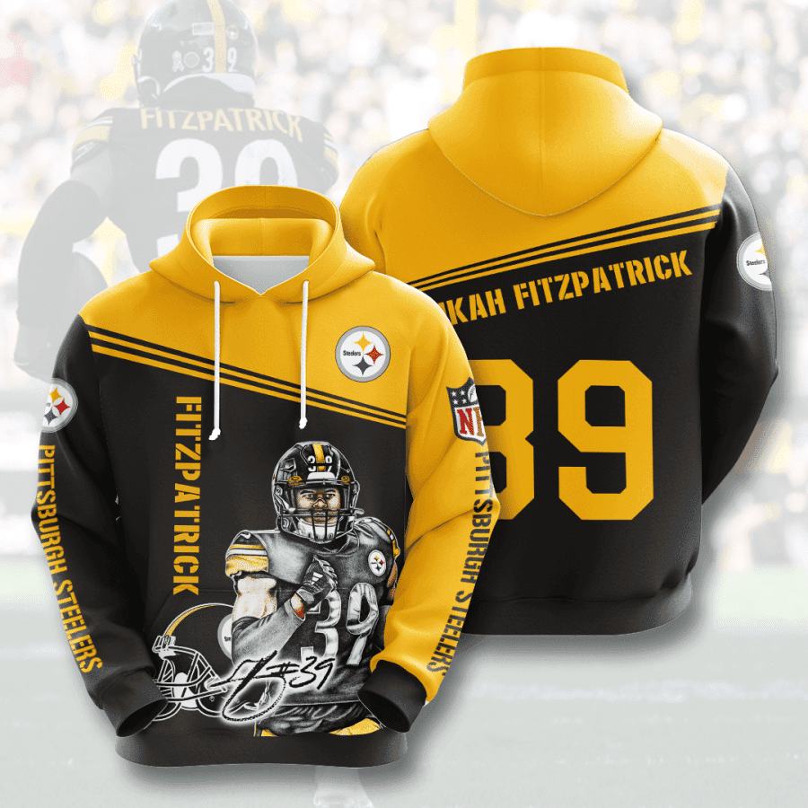 Pittsburgh Steelers Minkah Fitzpatrick 39 3D All Over Print Hoodie & Zip Hoodie