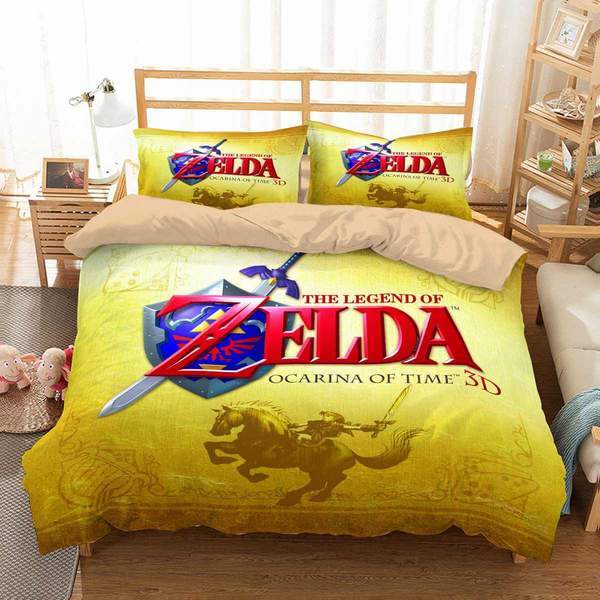 The Legend Of Zelda Bedding Set The Legend Of Zelda Ocarina Of Time Duvet Covers