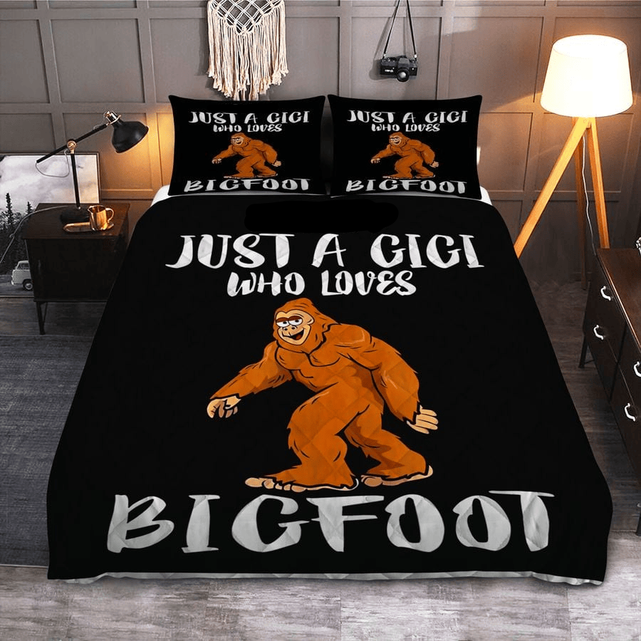 Bigfoot Bedding Set Just A Girl Who Loves Bigfoot Duvet Covers