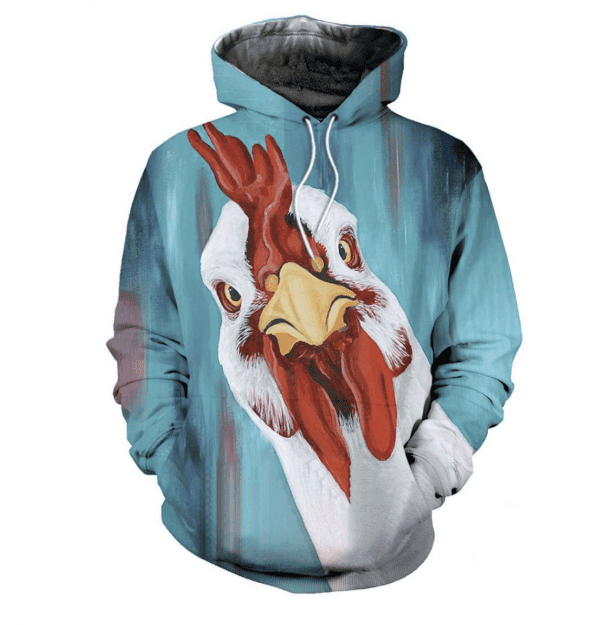 Rooster 3D All Over Print Hoodie & Zip Hoodie