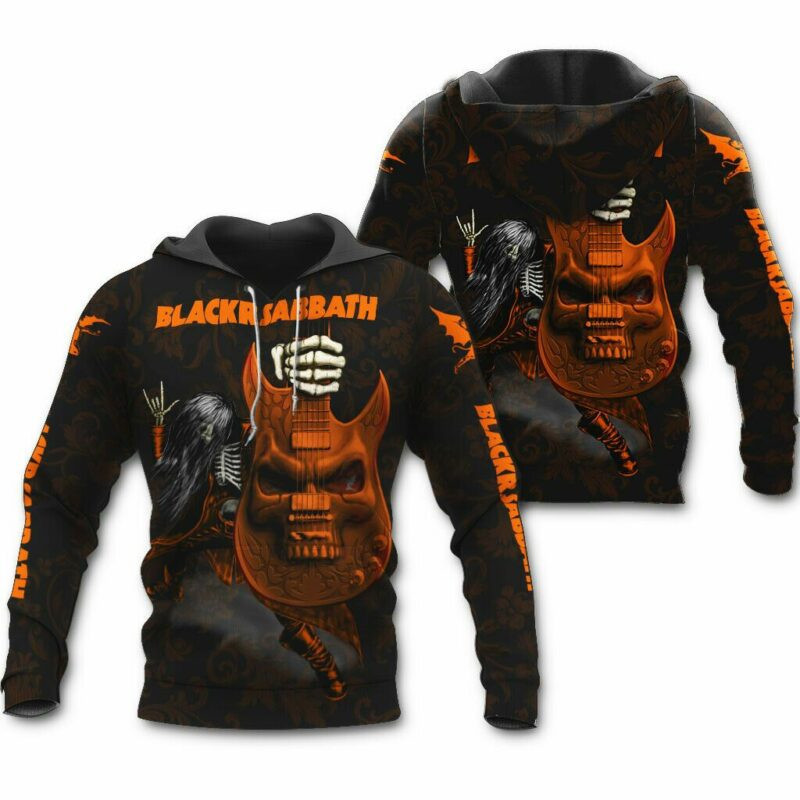 Black Sabbath Rock Band Music 3d Hoodie Zip Hoodie