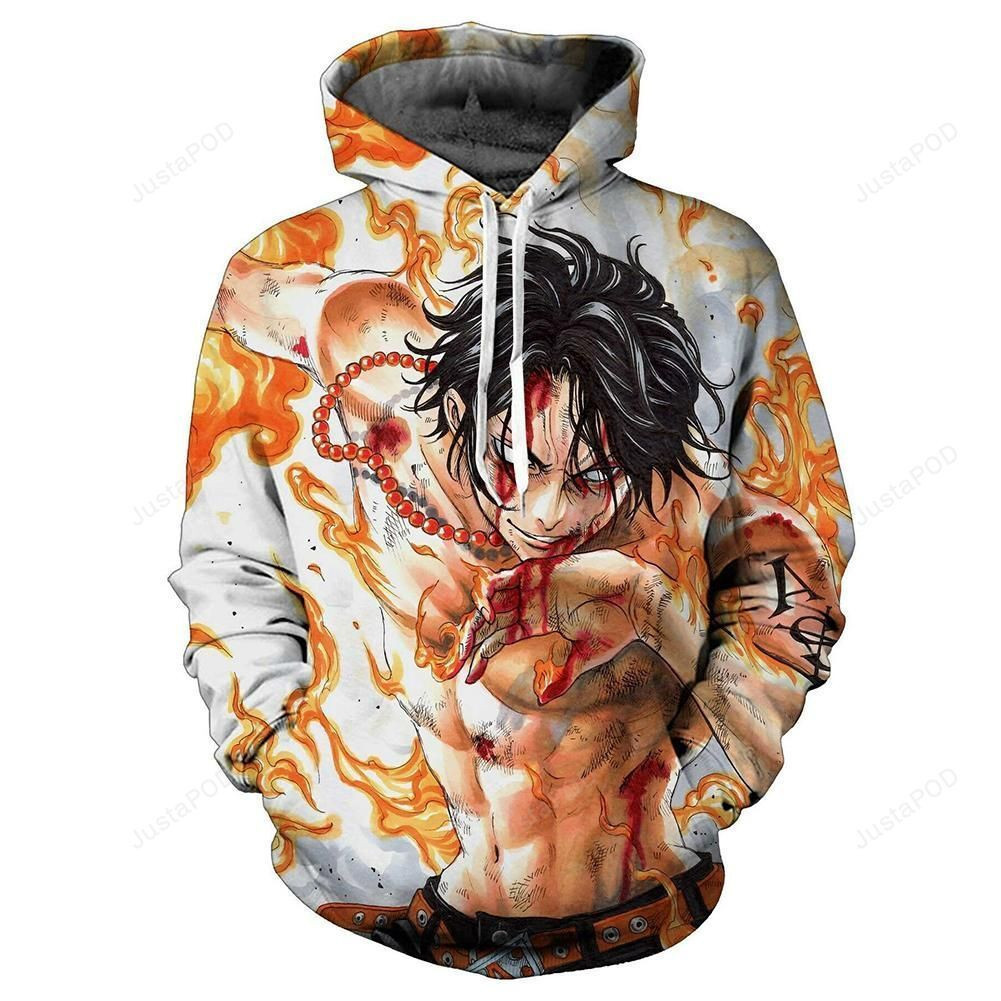Unisex One Piece 3D All Over Print Hoodie & Zip Hoodie