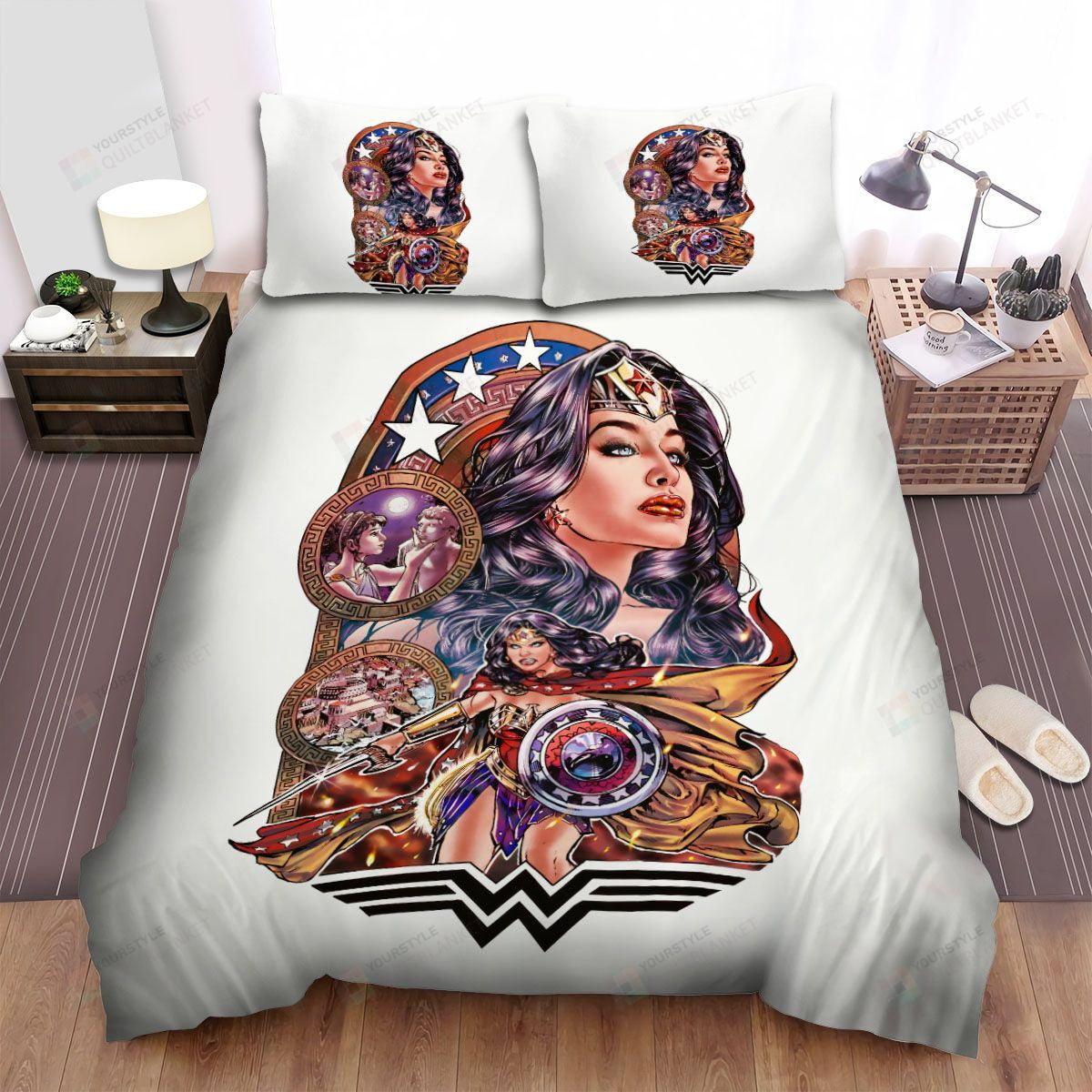 Wonder Woman Bedding Set DC Wonder Woman 1984 Movie Art Duvet Covers