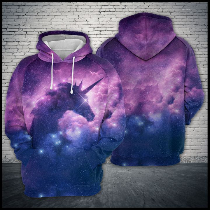 Unicorn Galaxy 3D All Over Print Hoodie & Zip Hoodie