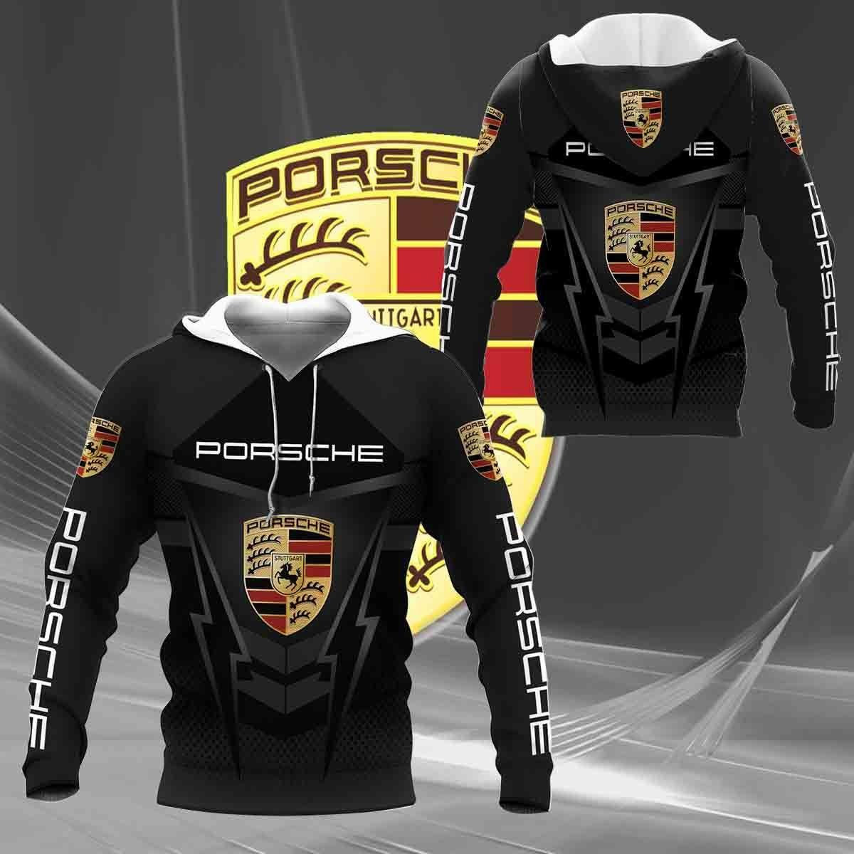 Porsche Shirt 282, 3d Hoodie Zip Hoodie