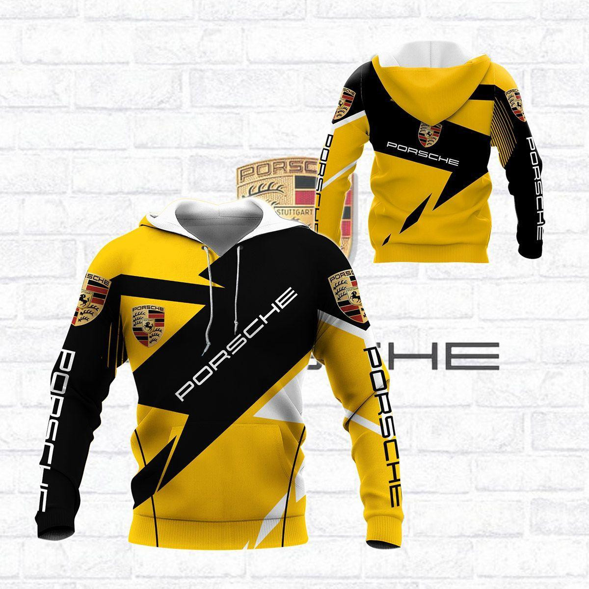 Porsche Shirt 293, 3d Hoodie Zip Hoodie