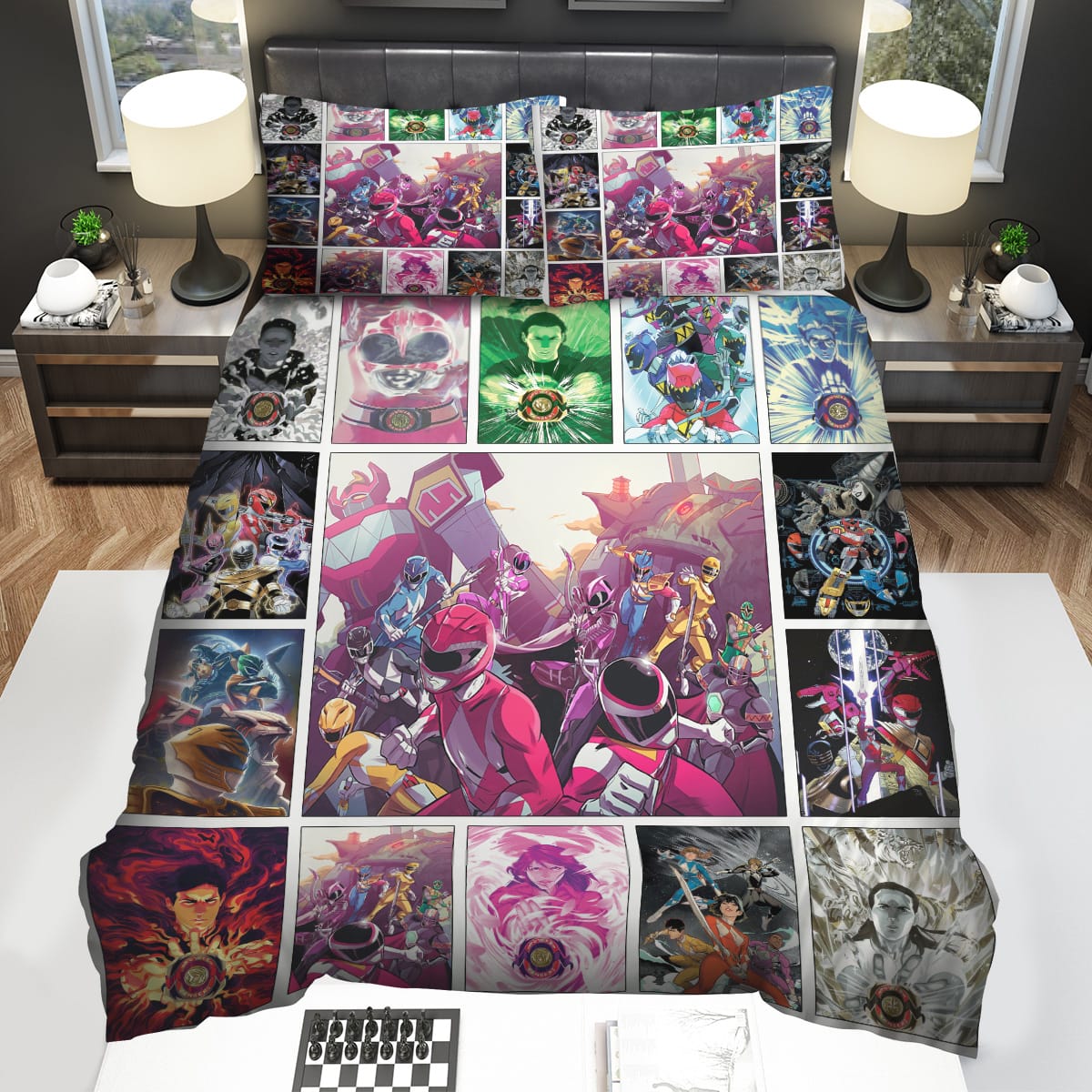 Power Ranger Bedding Set Power Rangers Team Members Duvet Covers