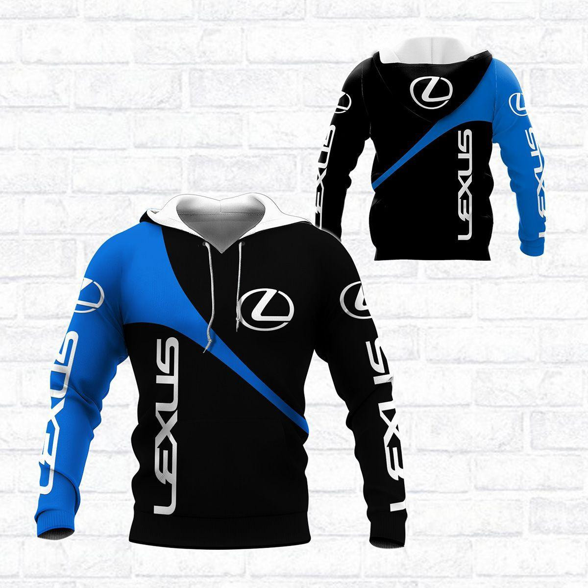 Lexus Shirt 477, 3d Hoodie Zip Hoodie