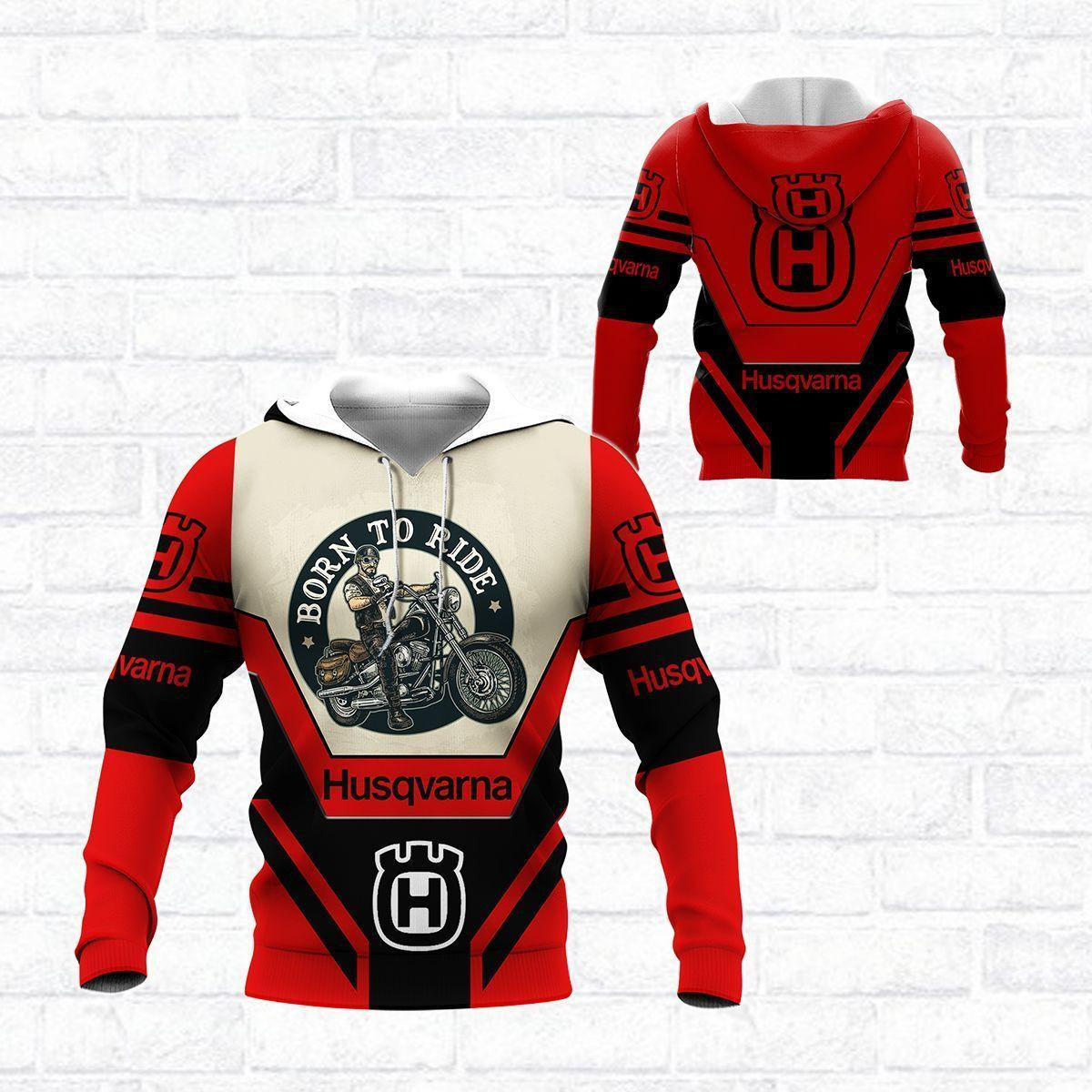Husqvarna Shirt 991, 3d Hoodie Zip Hoodie