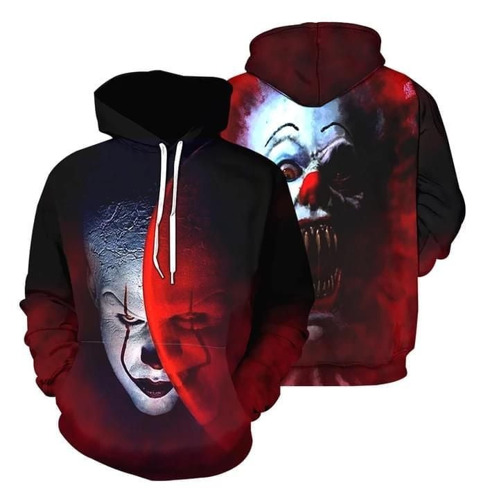 Pennywise Horror Halloween 3d Hoodie