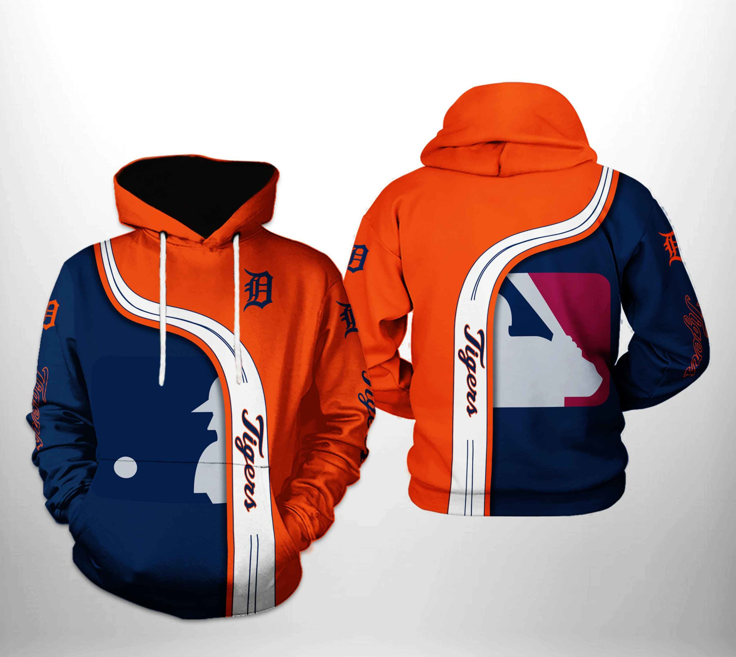 Detroit Tigers MLB Team 3D All Over Print Hoodie & Zip Hoodie