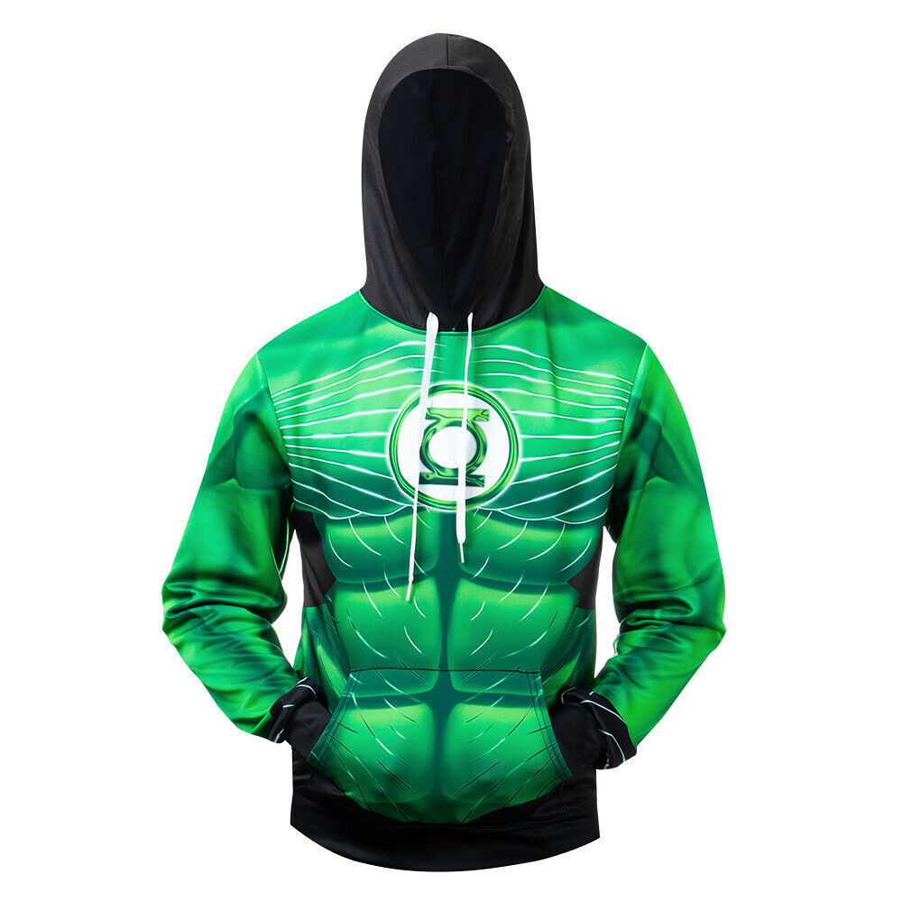 Costume Green Lantern Power Suit 3D All Over Print Hoodie & Zip Hoodie