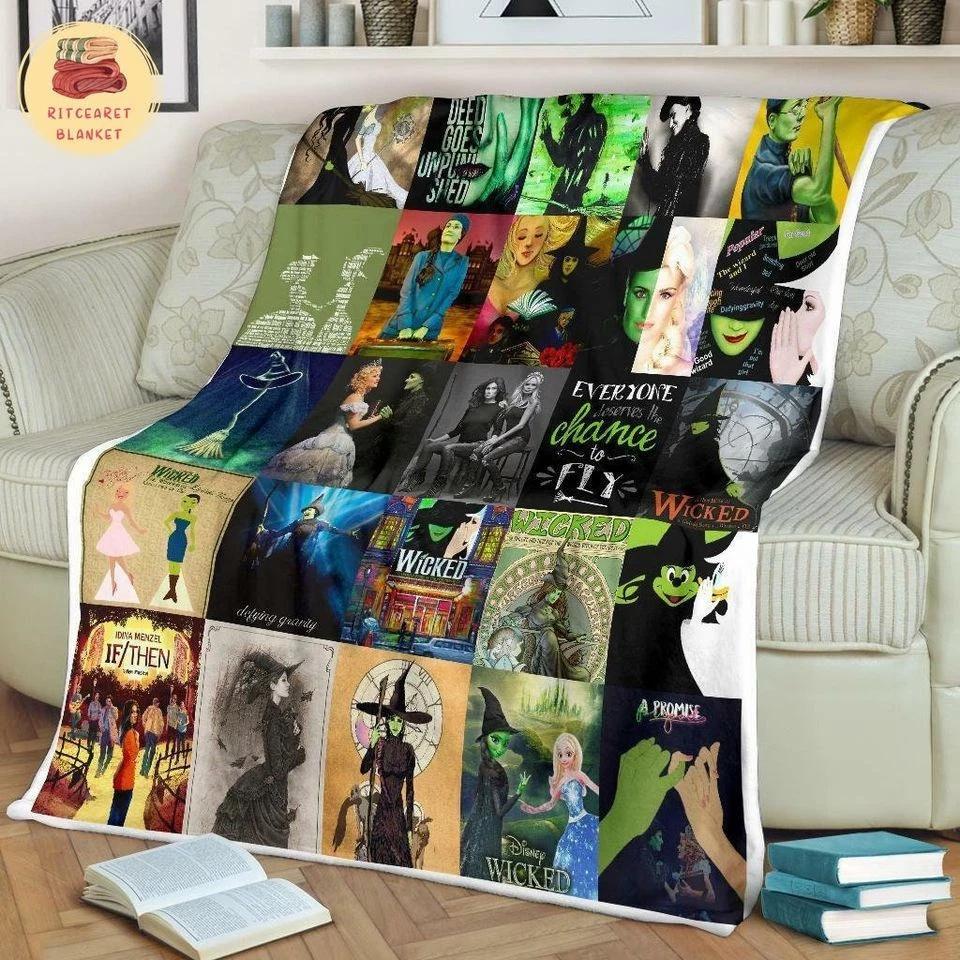 Wicked Fleece Sherpa Blanket