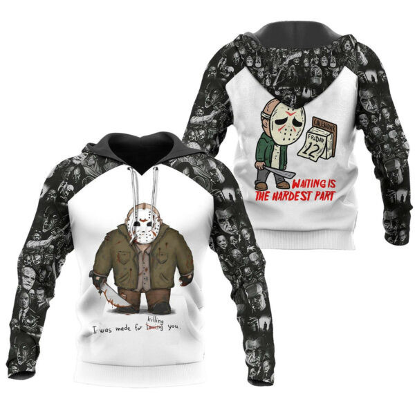 Jason Voorhees Friday The 13th Aop Hoodie And Zip Hoodie 2, Gift For Fan 3d All Over Print Shirt Hoodie 1288