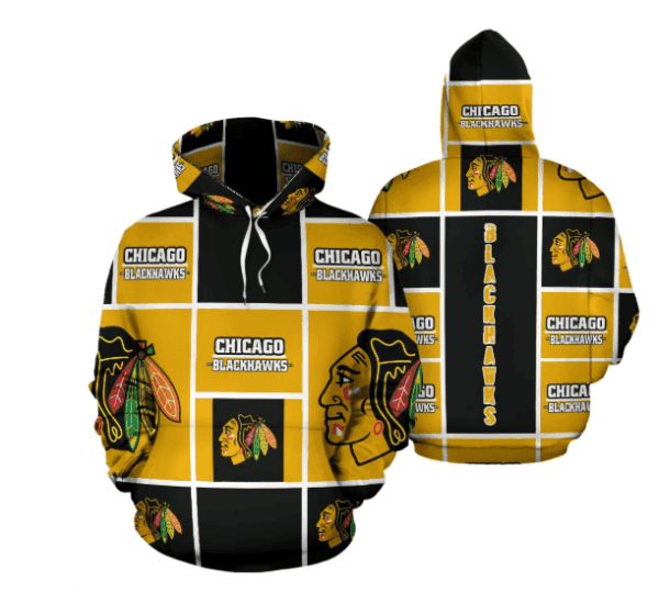 Chicago Blackhawks 3D All Over Print Hoodie & Zip Hoodie