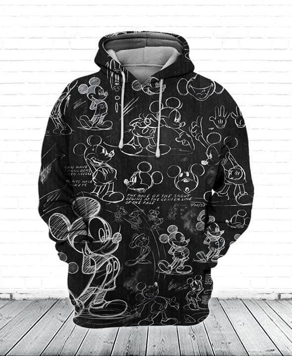 Hoodie Mm Hoodie Mm Drawing Black White 3d Hoodie Zip Hoodie