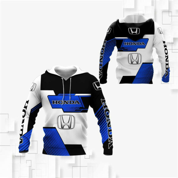 Honda 3, Cartoon 3d Hoodie Zip Hoodie 448