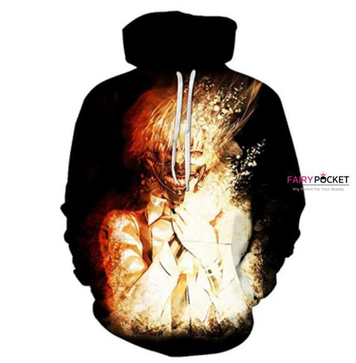 Tokyo Ghoul Ken Kaneki Black 3D All Over Print Hoodie & Zip Hoodie