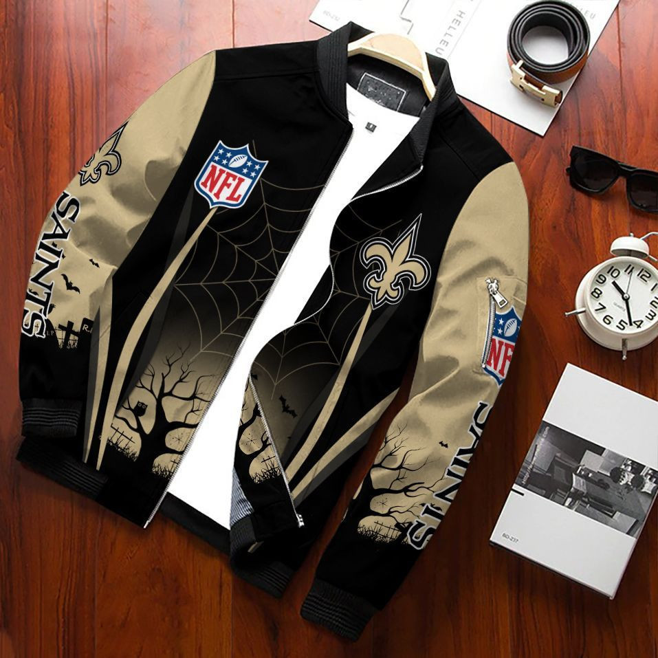 New Orleans Saints Halloween Bomber Jacket 634