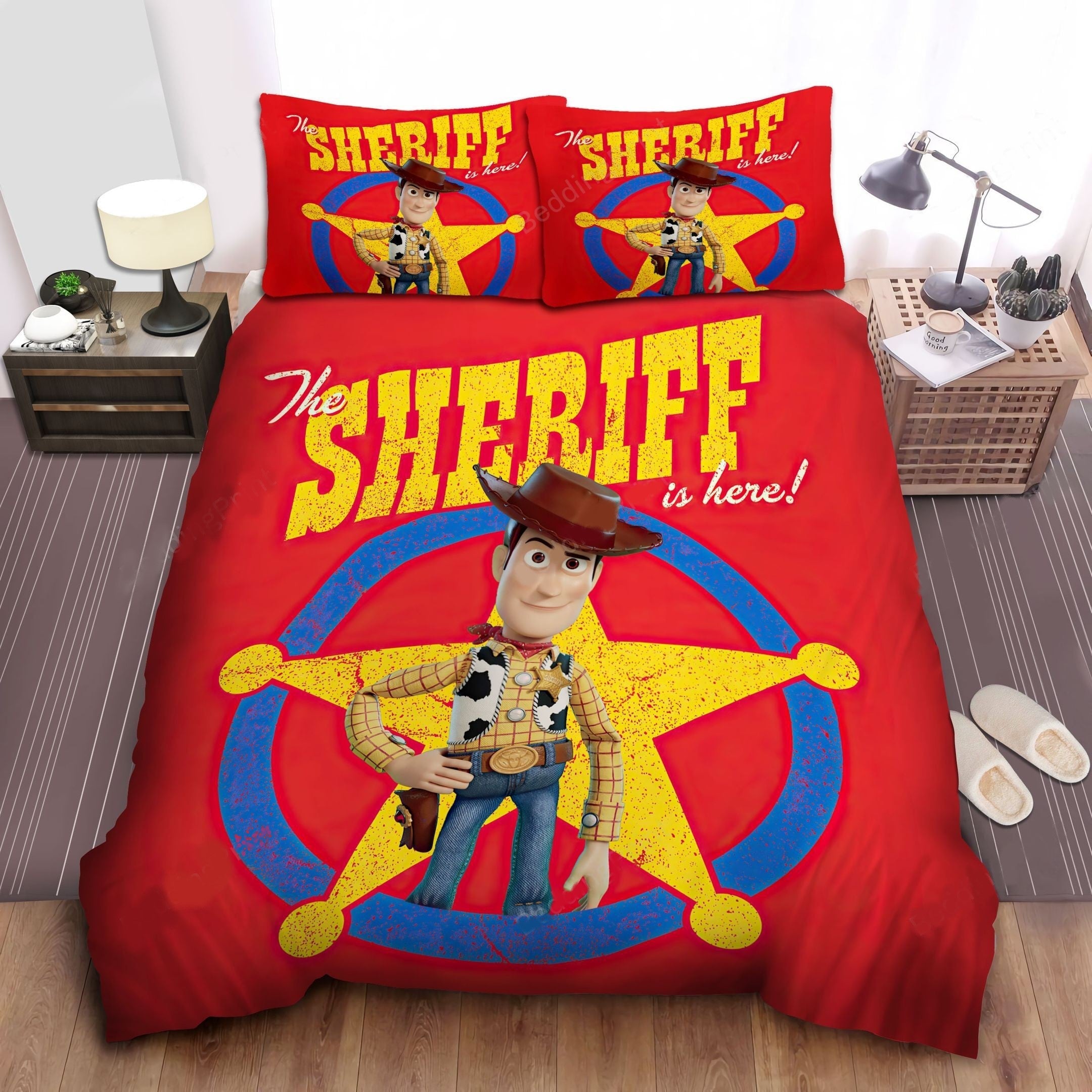 Toy Story Bedding Set DN Woody The Sheriff Is Here Duvet Covers