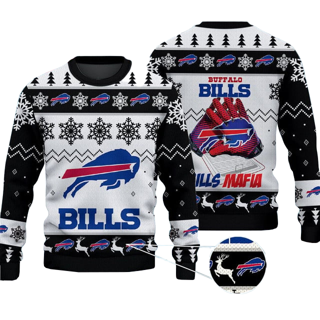 Buffalo Bills M Ugly Christmas Sweater 2025
