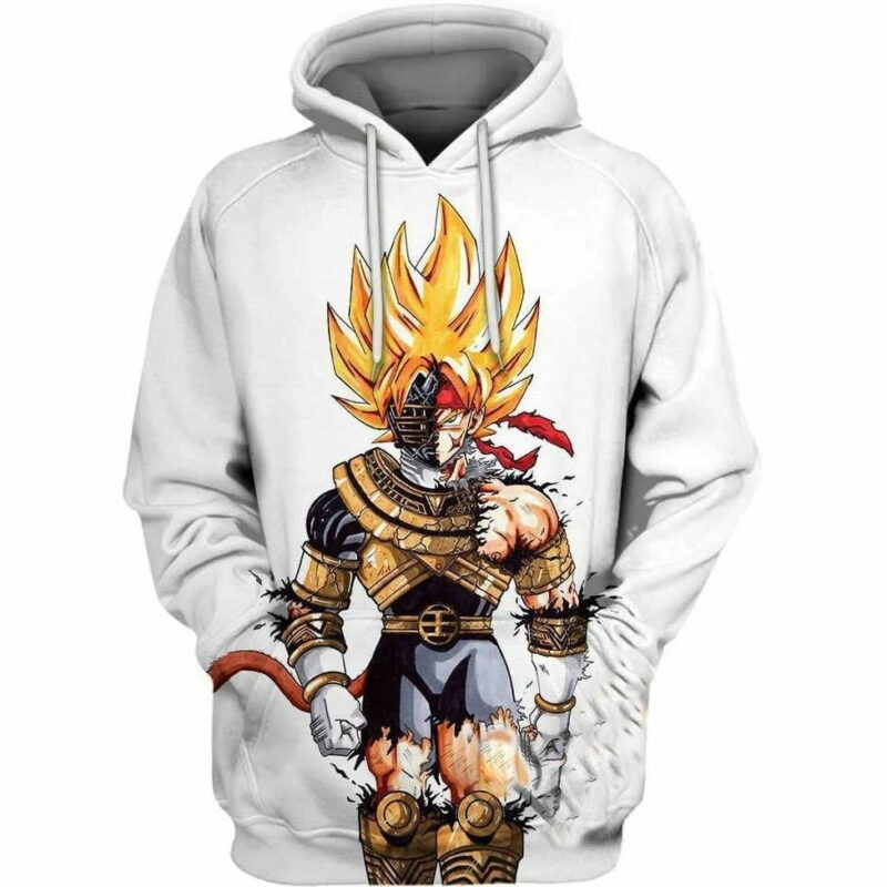 Bardock Aka Goku’s Father Dragon Ball Over Print 3d Hoodie Zip Hoodie