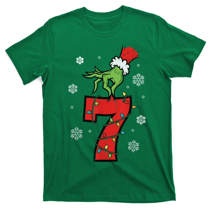 Number 7 67 Meme 6 7 Christmas T-Shirt