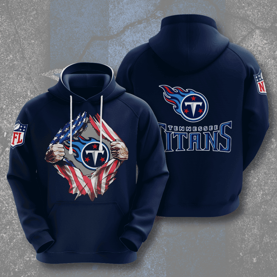 Tennessee Titans 3D All Over Print Hoodie & Zip Hoodie