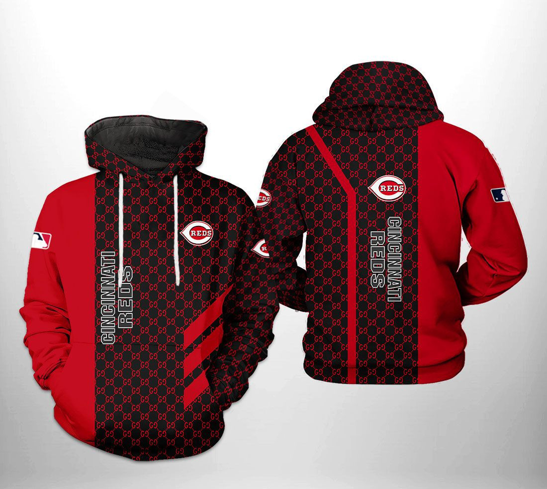 Cincinnati Reds MLB 3D All Over Print Hoodie & Zip Hoodie