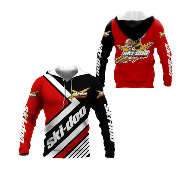 Ski-doo Racing Team 7k770 3d Zip Hoodie Hoodie Ii0 2050