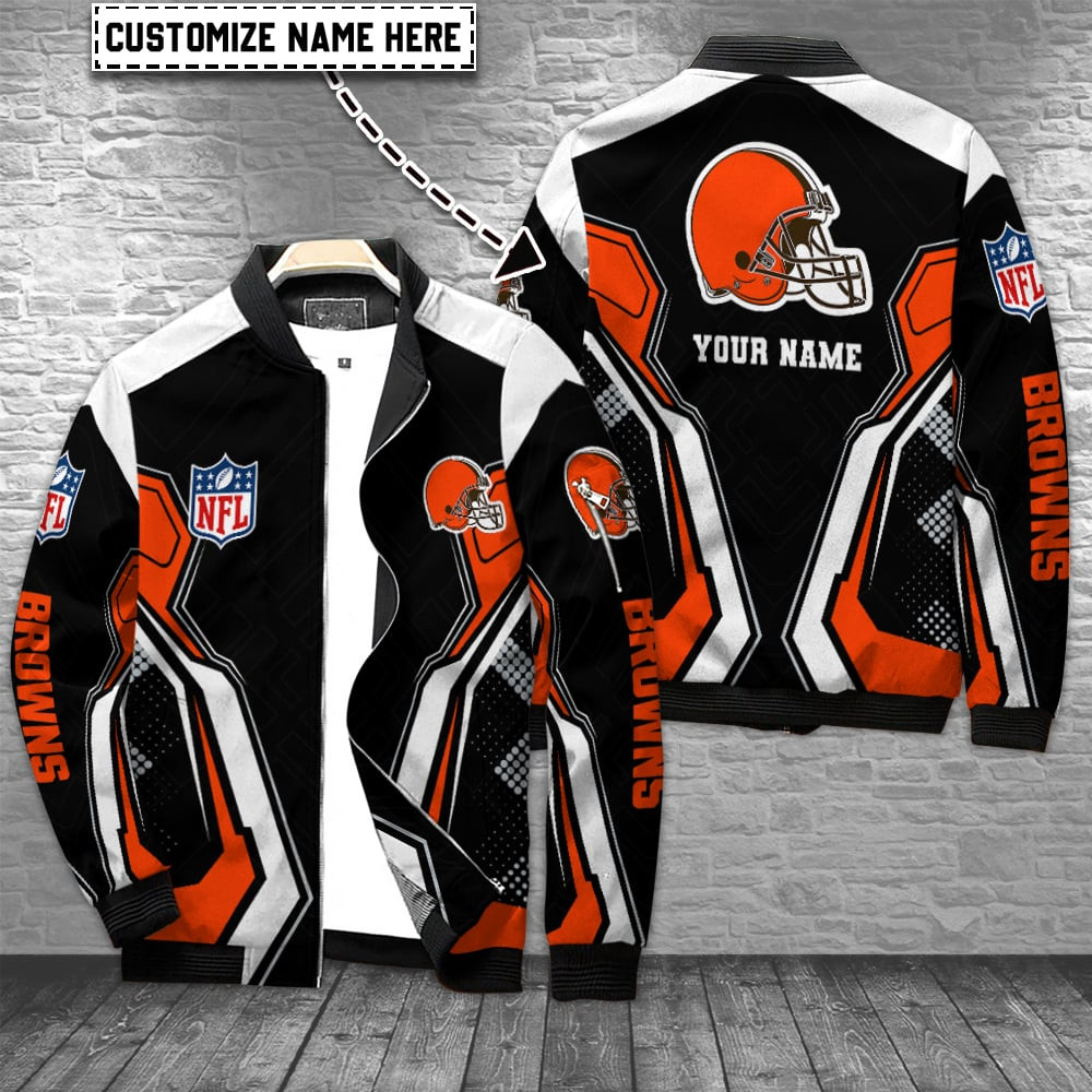 Cleveland Browns Personalized Bomber Jacket BGBBJ983