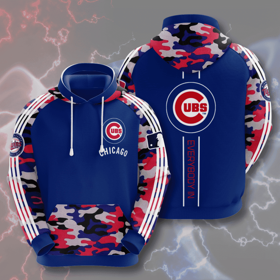 Chicago Cubs 3D All Over Print Hoodie & Zip Hoodie