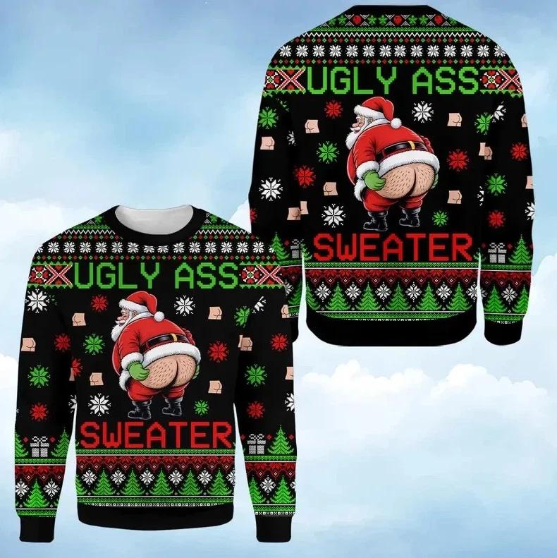 Funny Santa Ugly Christmas Sweater