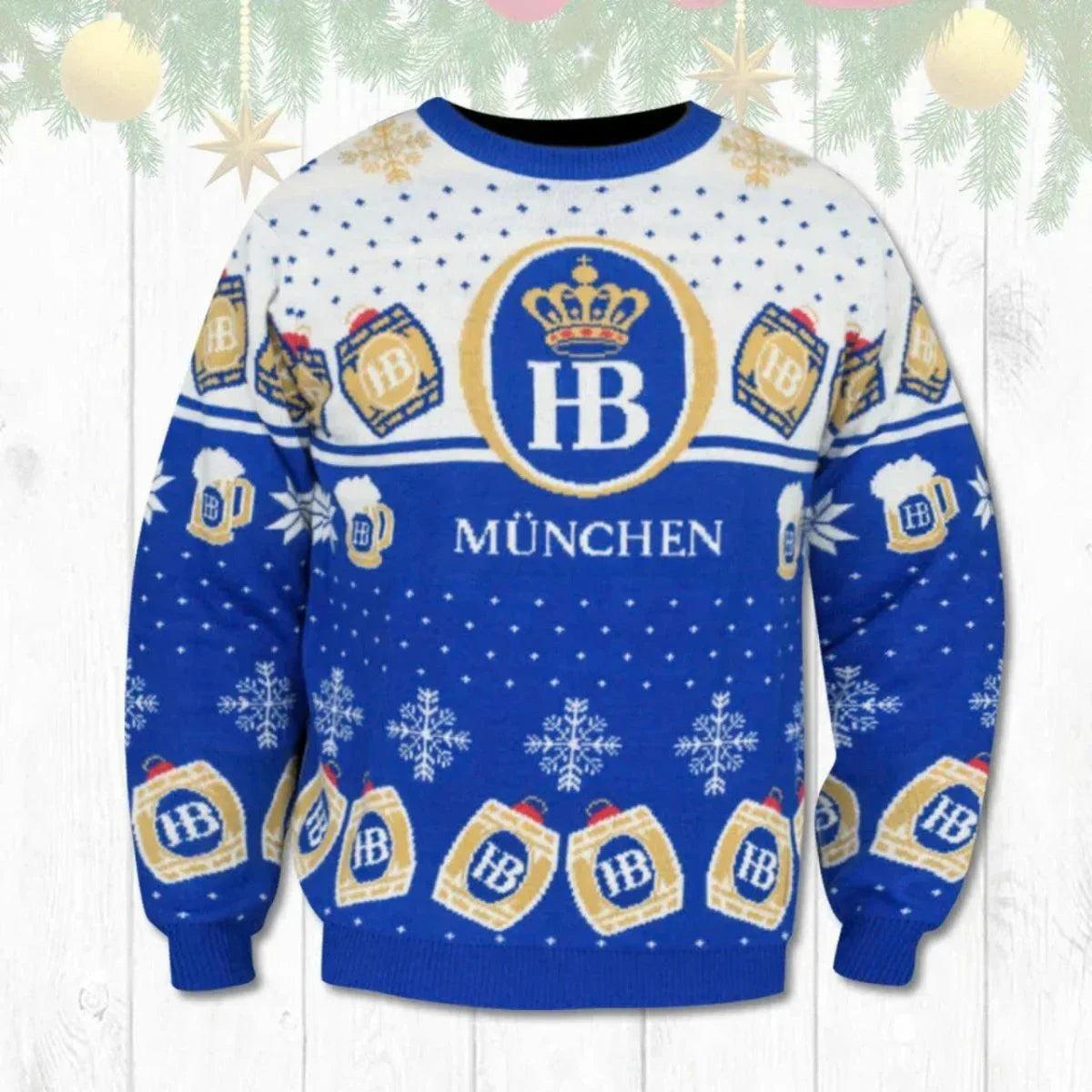 Hofbrau Munchen Ugly Christmas Sweater