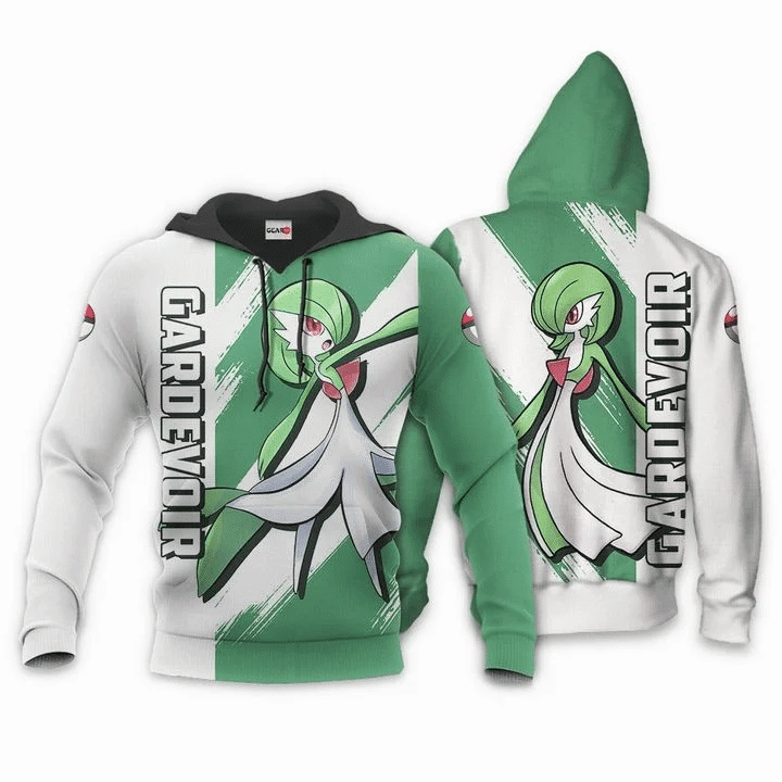 Gardevoir Pokemon 3d Hoodie Zip Hoodie