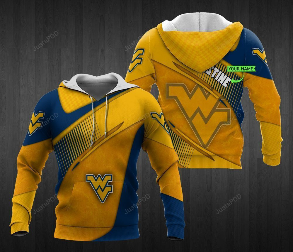 Personalized West Virginia Mountaineers 3D All Over Print Hoodie & Zip Hoodie