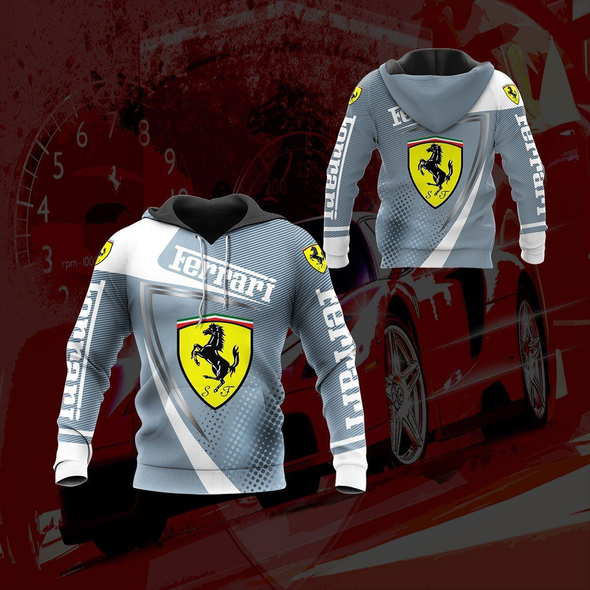 Scuderia Ferrari Luxyry Car 7k945 3d Zip Hoodie Hoodie Ii0
