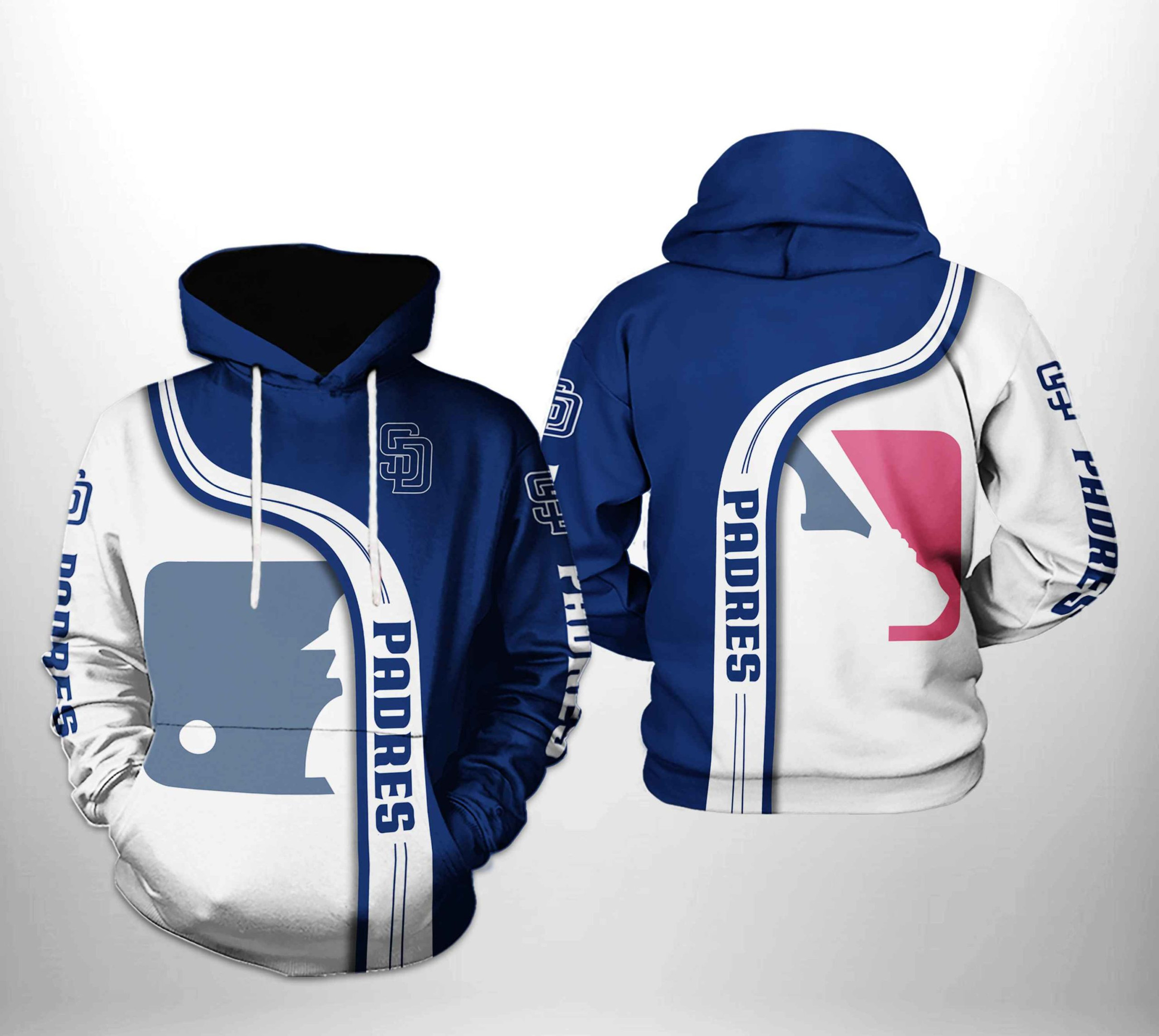 San Diego Padres MLB Team 3D All Over Print Hoodie & Zip Hoodie